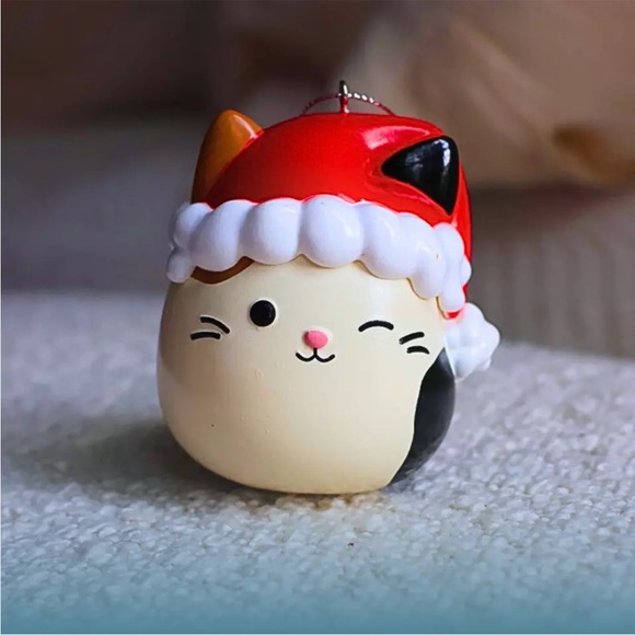 Squishmallows Christmas Decorations Cam the Cat Tree Ornament Kurt Adler Holiday - Picture 6 of 6